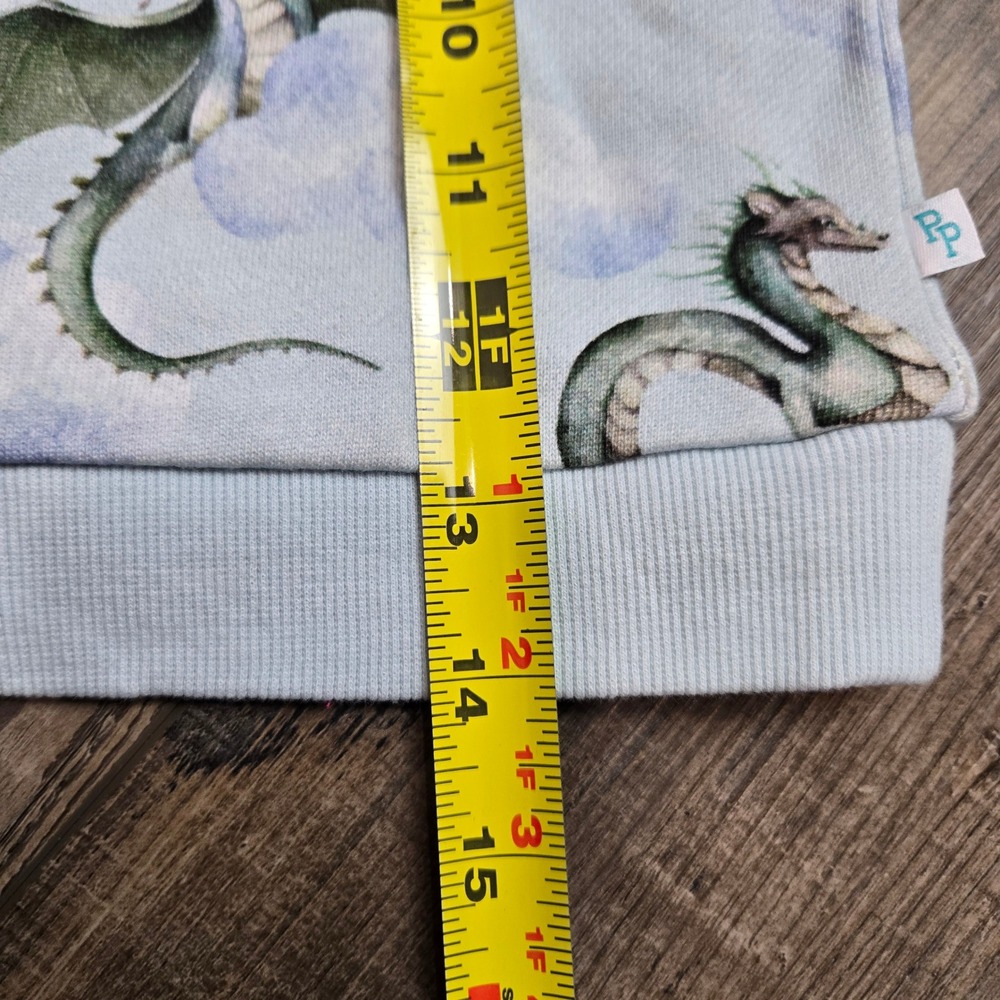 Posh Peanut Dragon Cloud Print Light Blue Sweatshirt Kids Pullover 24 Month - Picture 5 of 5